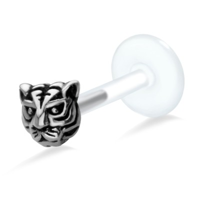 Tiger Face Shaped Labrets Push-in LA-1005